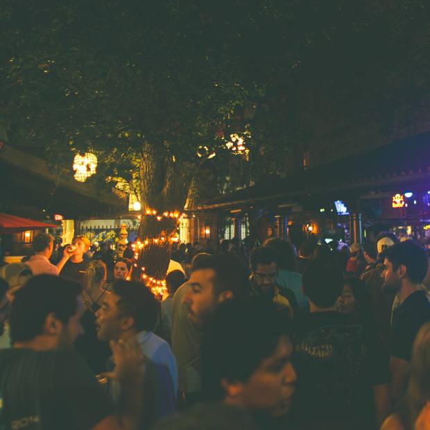 the courtyard